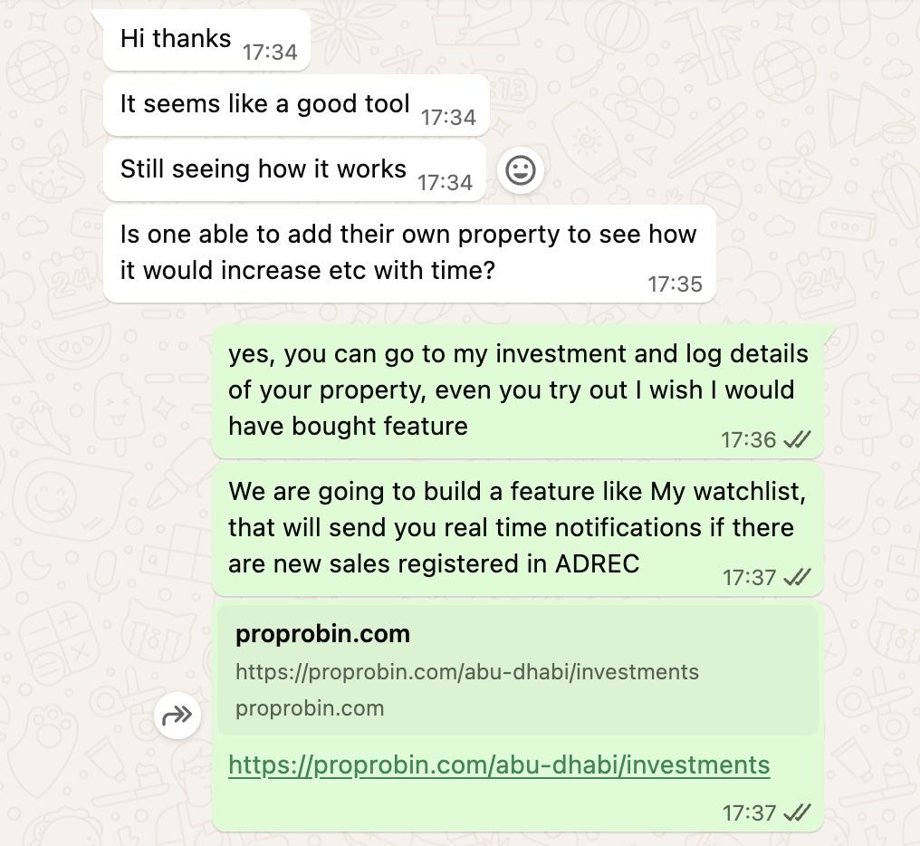User feedback: good tool, exploring features